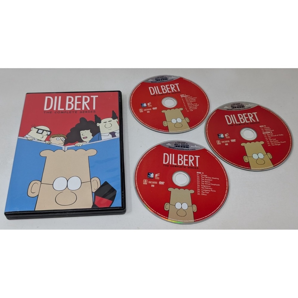 Dilbert The Complete Series Animated TV Show 2000 3-DVD Set All Seasons